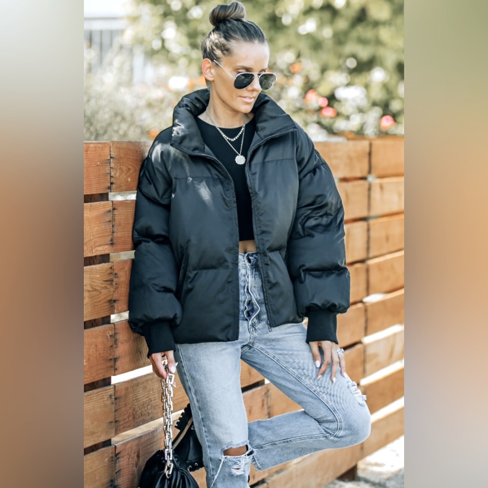 Vici Alina Pocketed Puffer Jacket